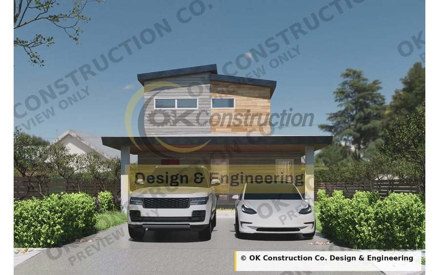 Modern Two-Story — Modern Two-Story house plan