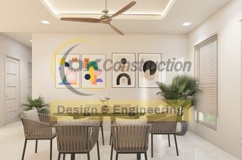 Dining area — rendering