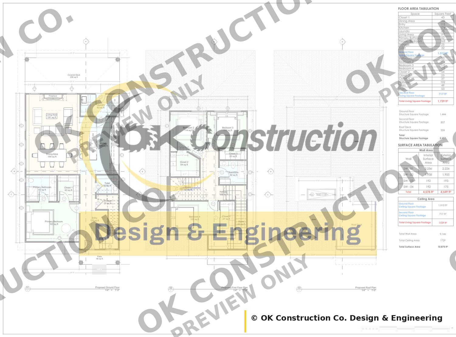 Ground & First Floor — 1,012 + 717 sq ft