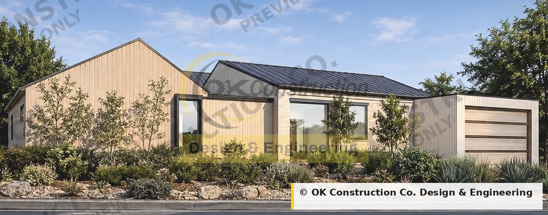 The finished house at 300 Circle Street, San Antonio