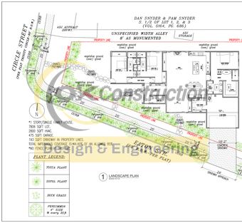 Landscape & site plan