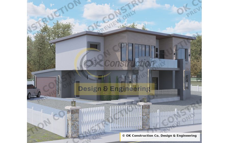 Contemporary Villa — Contemporary Villa house plan
