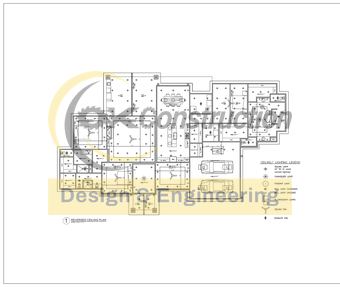 Reflected ceiling plan