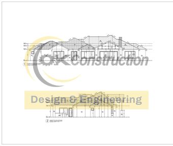 North & west elevations