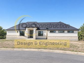 The finished house — photograph