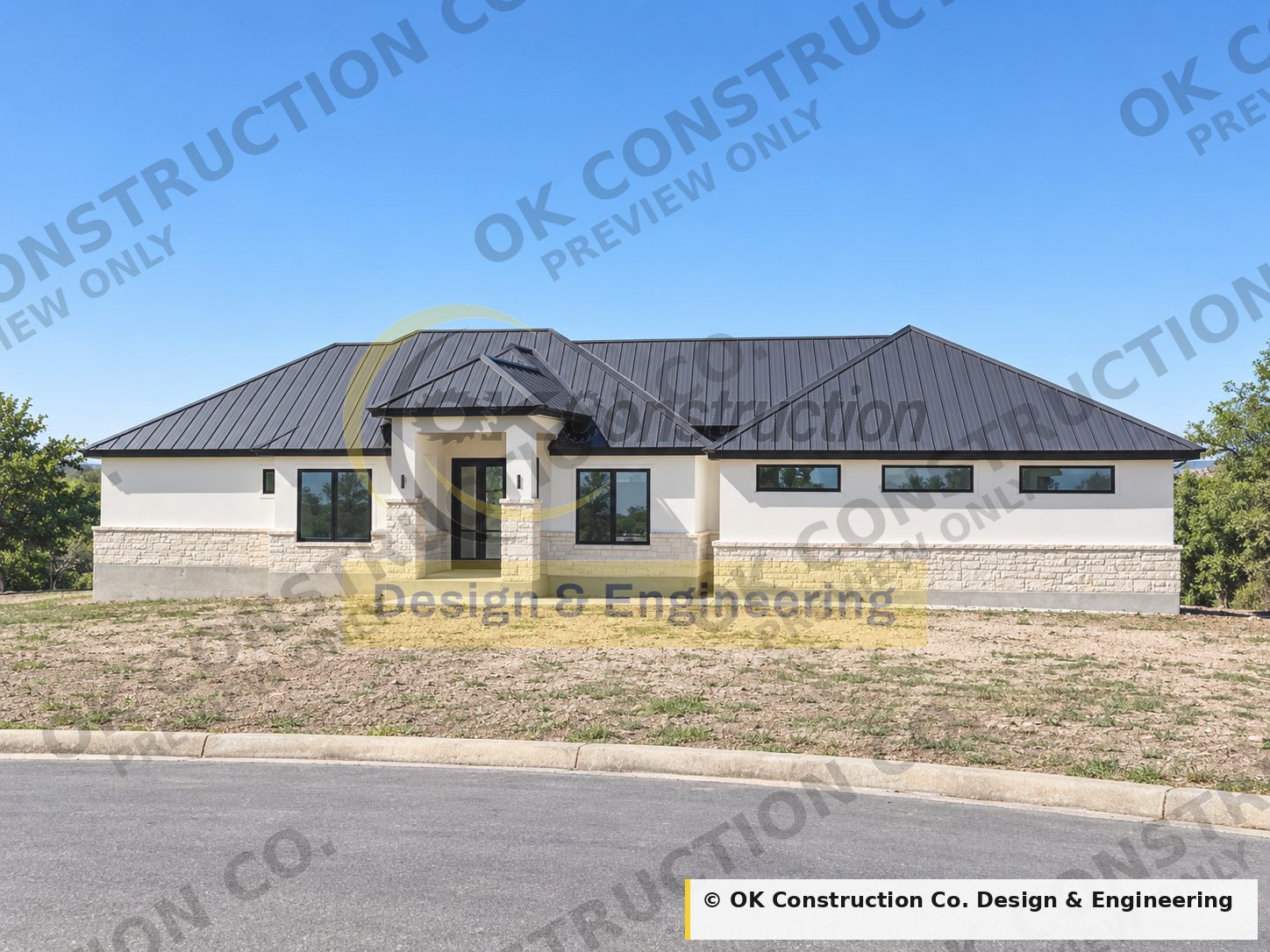 The finished house on Midas, Bexar County