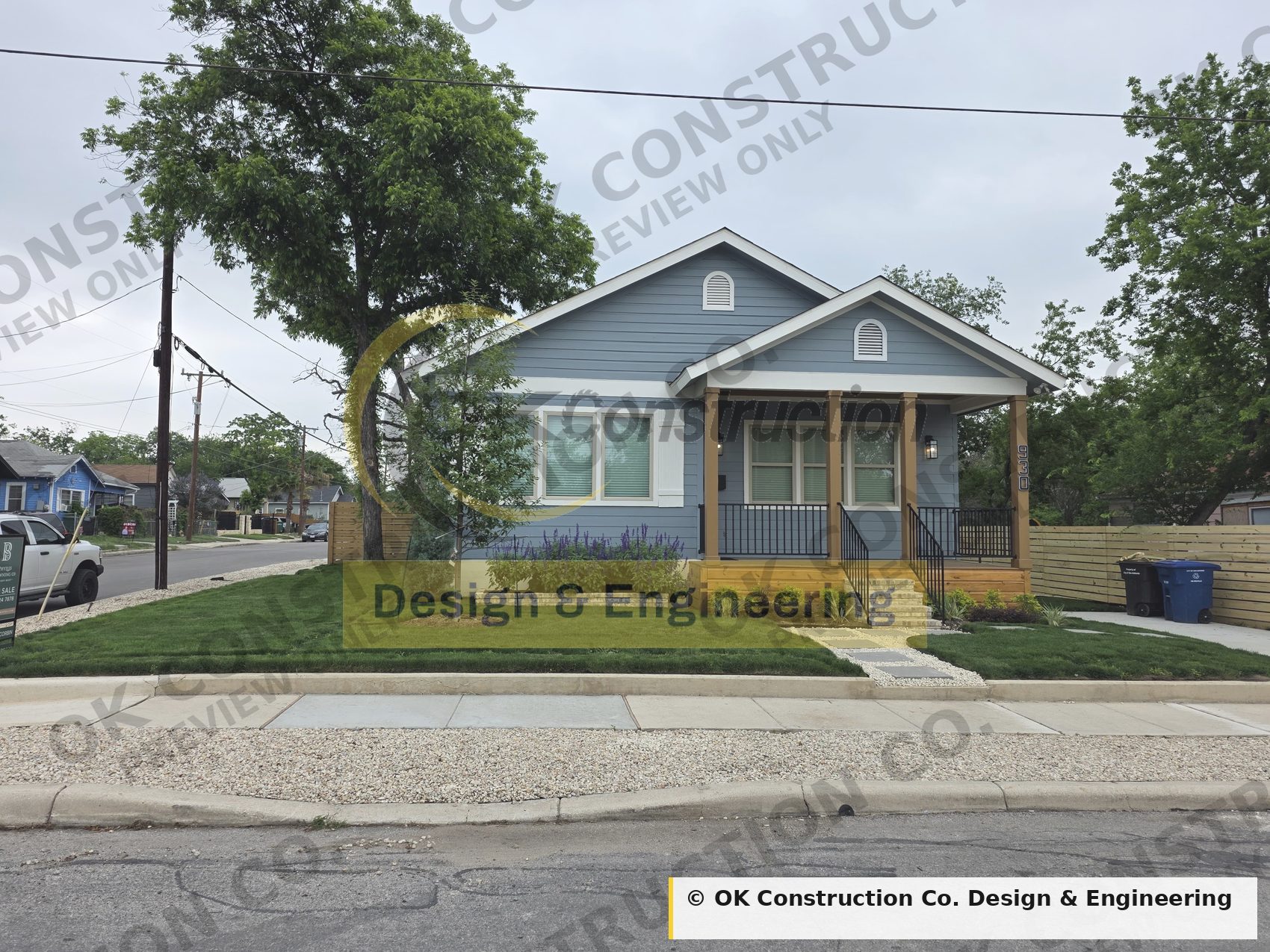 The finished house at 930 S. Pine Street, San Antonio