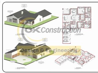 3D plan and material callouts