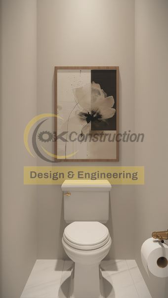 Enclosed water closet — rendering