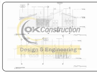 Front & rear elevations